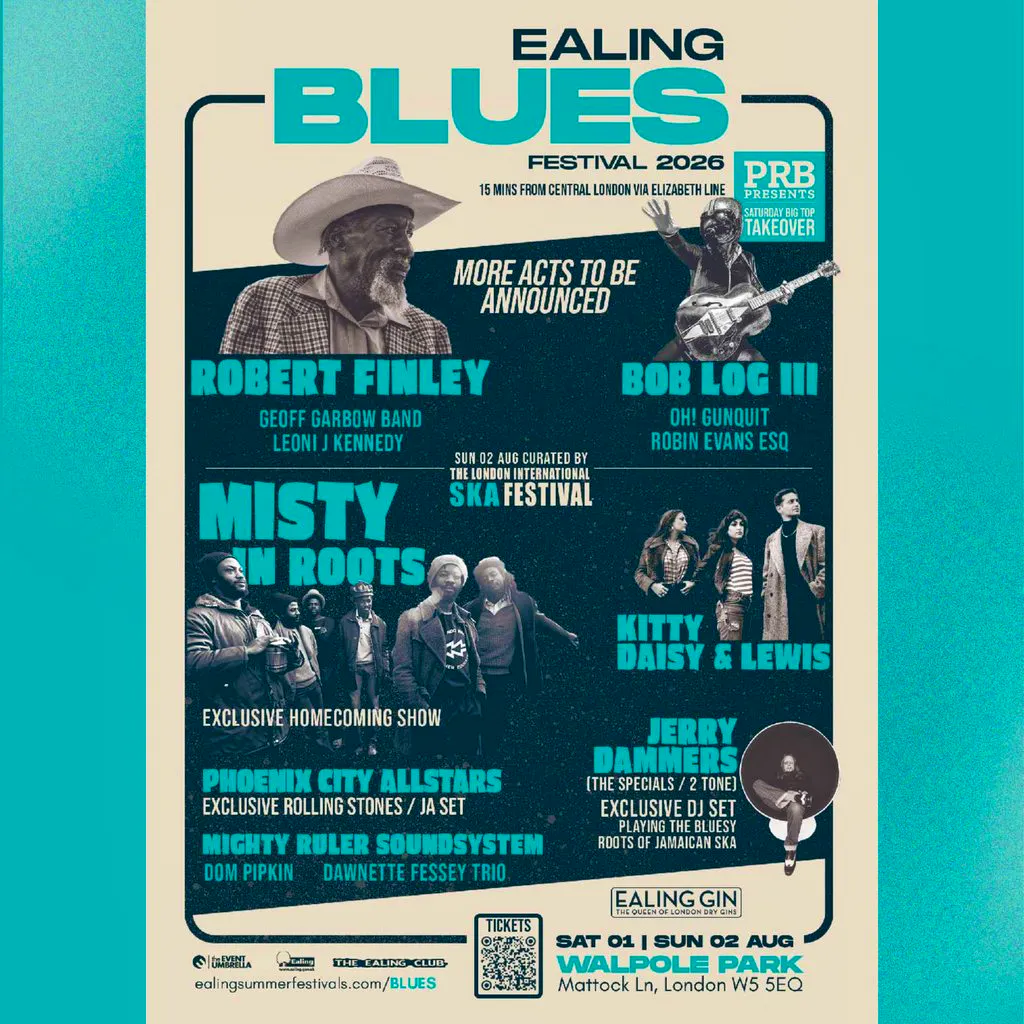Ealing Blues Festival 2026 at Walpole Park