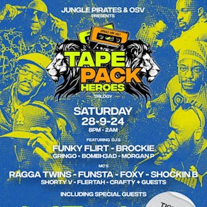 JUNGLE PIRATES & O-S-V presents TAPE PACK HEROES VOL 1