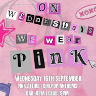 Freshers 2026 - On Wednesdays We Wear Pink at Firewater Dundee