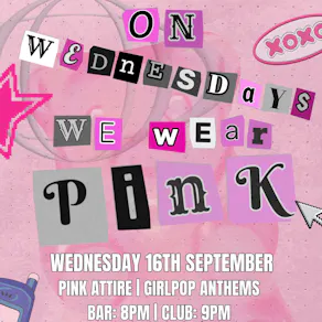 Freshers 2026 - On Wednesdays We Wear Pink
