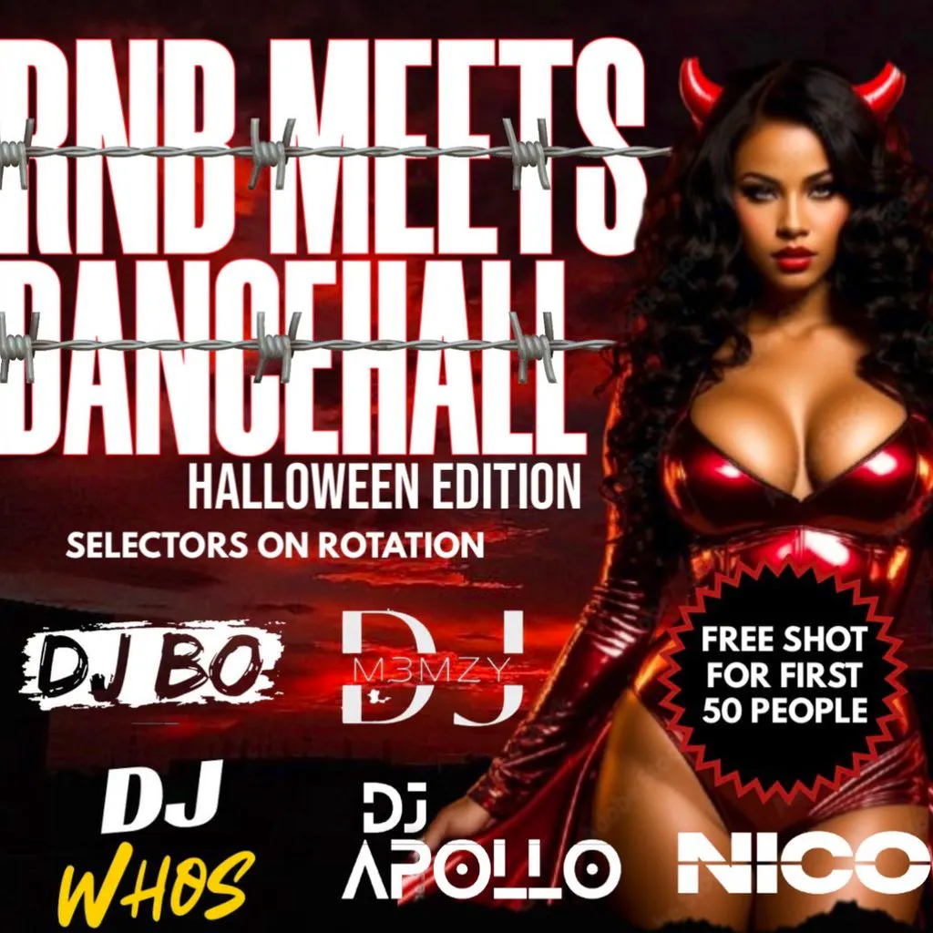 RNB Meets Dancehall - Halloween Edition at Prince Of Brewers