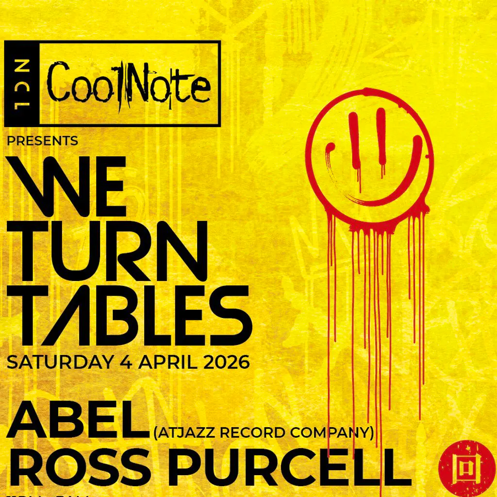 Cool Note Presents We Turn Tables at The Lubber Fiend