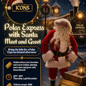 Christmas Eve Polar express and Santa meet and greet
