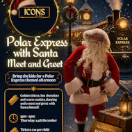 Christmas Eve Polar express and Santa meet and greet at ICONS