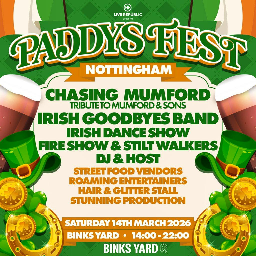 Paddy's Fest | Binks Yard, Nottingham at Binks Yard