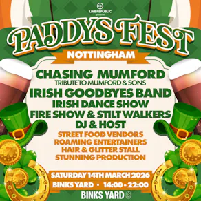 Paddy's Fest LAST 100 TICKETS| Binks Yard, Nottingham