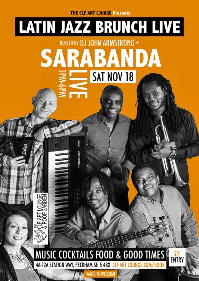 Latin Jazz Brunch Live with Sarabanda (Live) + DJ John Armstrong | The ...