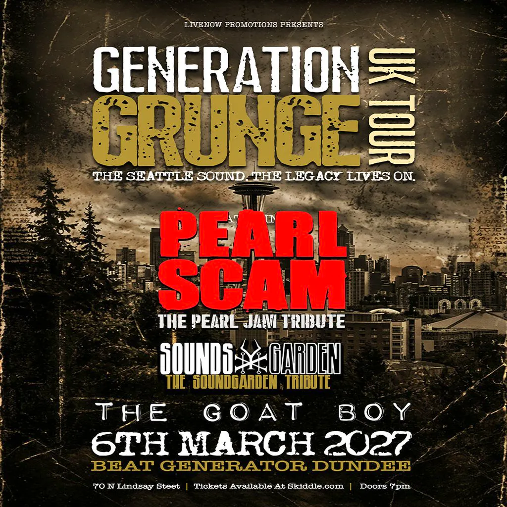 Generation Grunge UK tour  - Beat Generator -  Aberdeen at Beat Generator Live