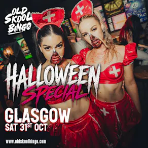 Old Skool Bingo Sat 31st October Glasgow Halloween special