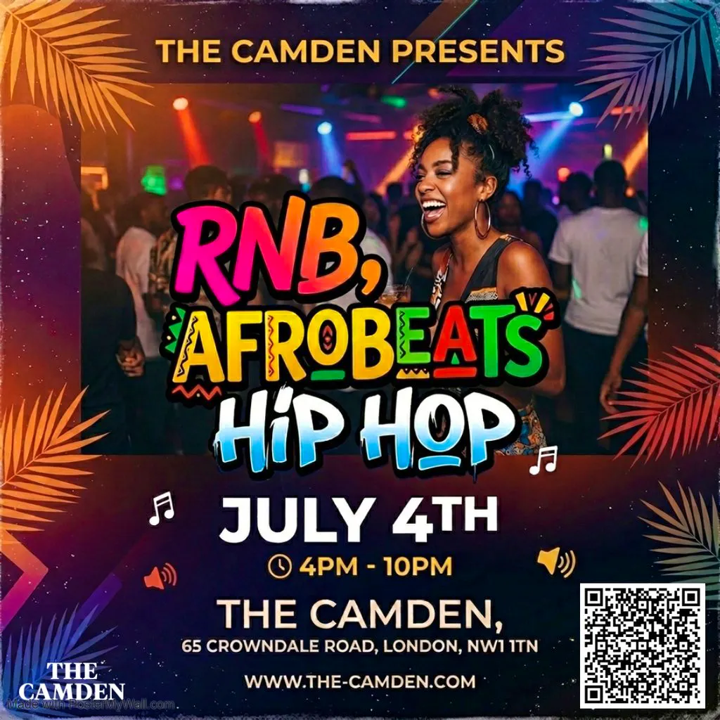 R&B, Afrobeats & Hip Hop Summer Vibes Party at The Camden