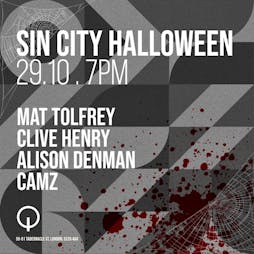 Venue: Q Shoreditch Presents Sin City's Fright Night for Halloween | Q Shoreditch London  | Fri 29th October 2021