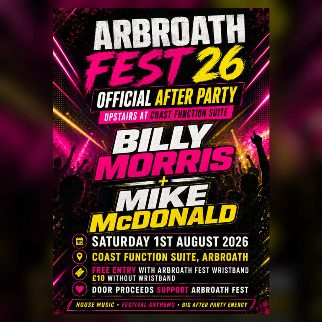 Arbroath Fest 26 After Party at Coast Bar, Restaurant And Events