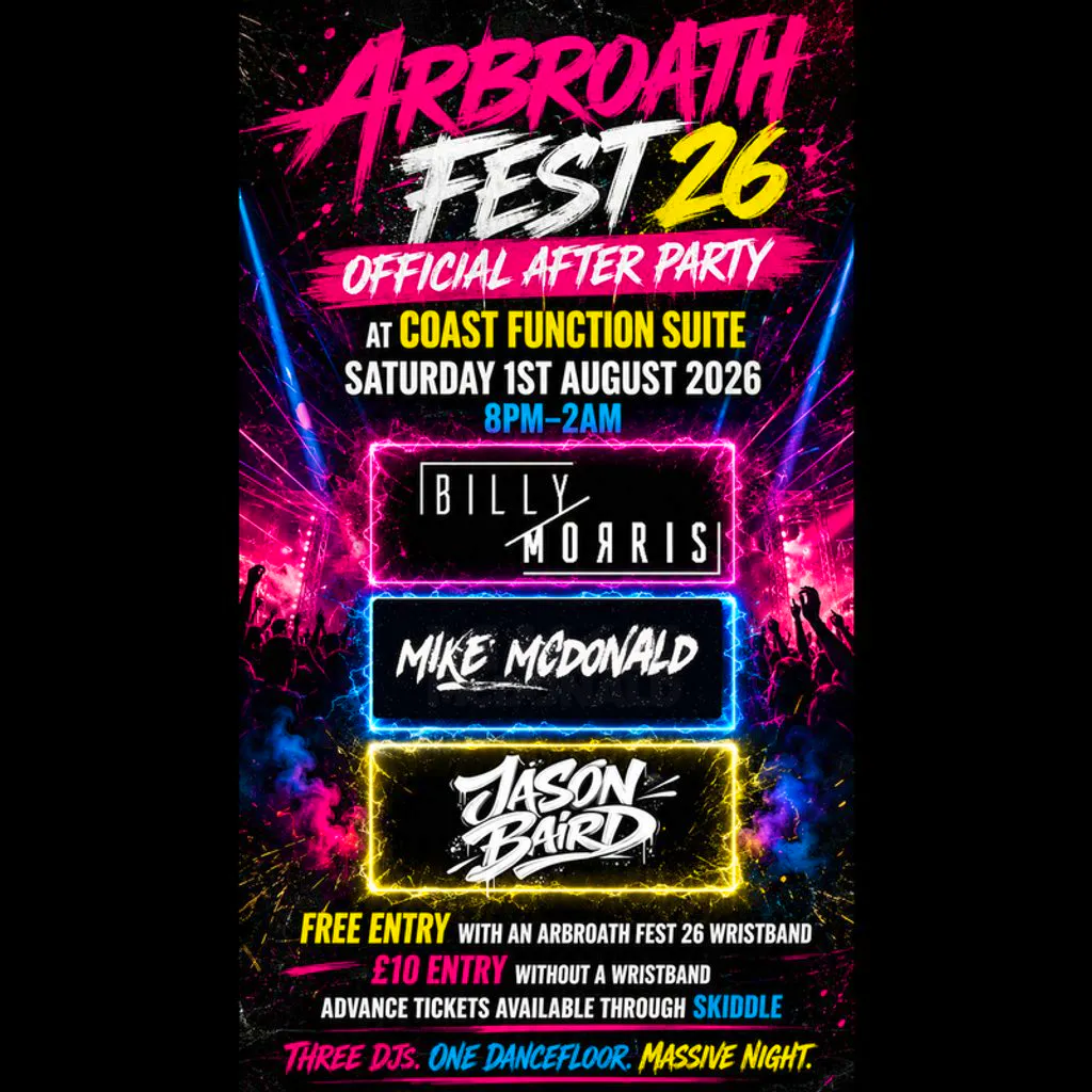 Arbroath Fest 26 After Party at Coast Bar, Restaurant And Events