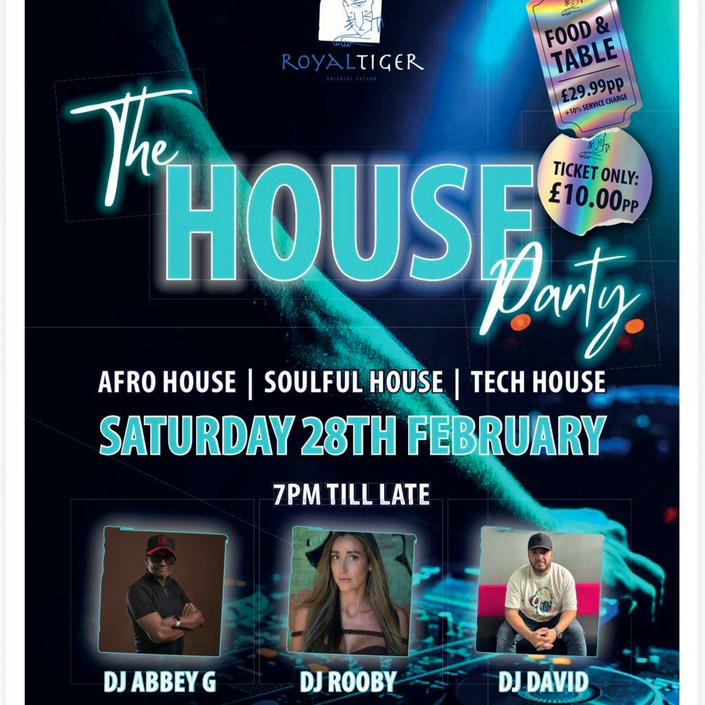 The House Party @ The Royal Tiger at The Royal Tiger Restaurant, Rettendon Common, Essex