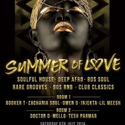 Nspiration & Circles presents Summer of love Tickets | Band On The Wall Manchester  | Sat 6th July 2024 Lineup