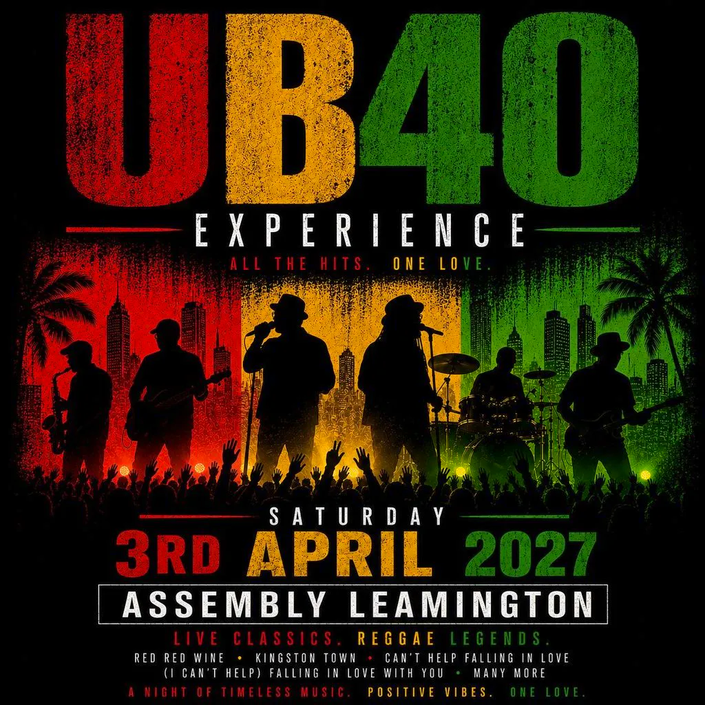 UB40 EXPERIENCE Saturday 03/04/27 at The Assembly Leamington