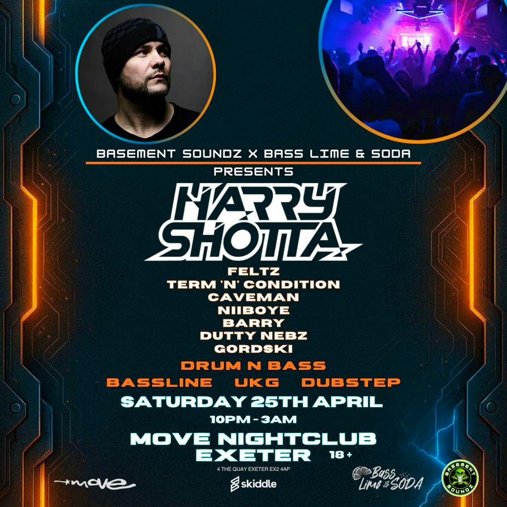 Basement soundz - HARRY SHOTTA | Move Exeter at Move Exeter