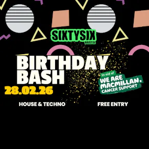 WAVE RAVE - Bristol - Birthday Bash in aid of Macmillan