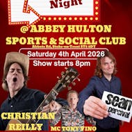 Comedy Night @ Abbey Hulton Sports&Social, Saturday 4th April at Abbey Hulton Sports And Social Club