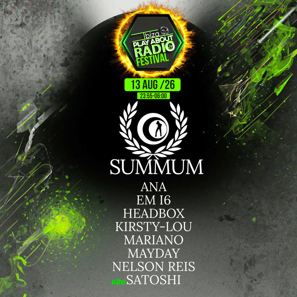Ibiza PlayAbout Radio Fest: Night Club Party at Summum at Summum Ibiza