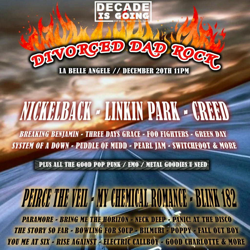 Decade does... Divorced Dad Rock at La Belle Angele