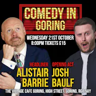 October's Comedy in Goring at Viv's In Goring