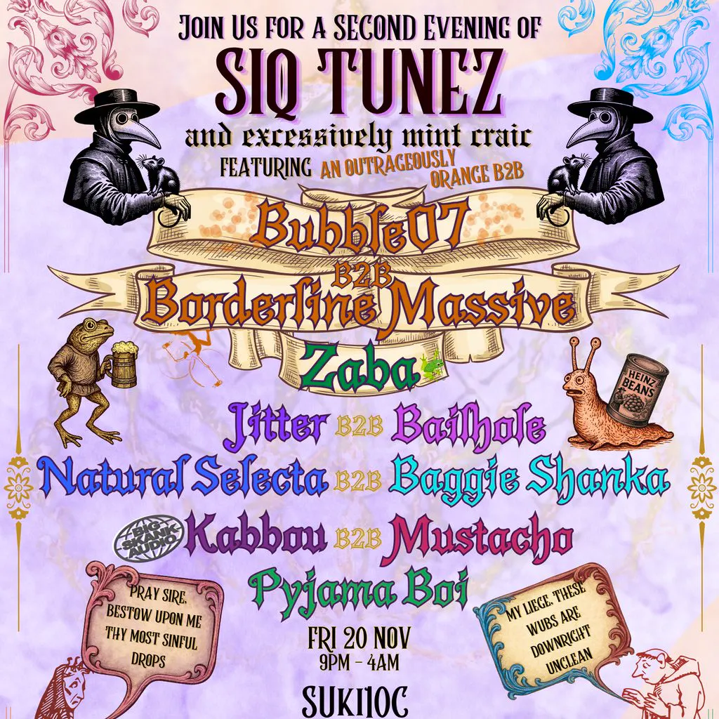 A Second Evening of Siq Tunez at SUKi10C