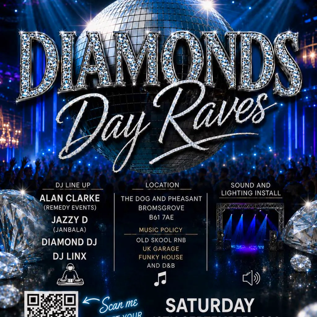 Diamonds Day Rave at The Dog And Pheasant