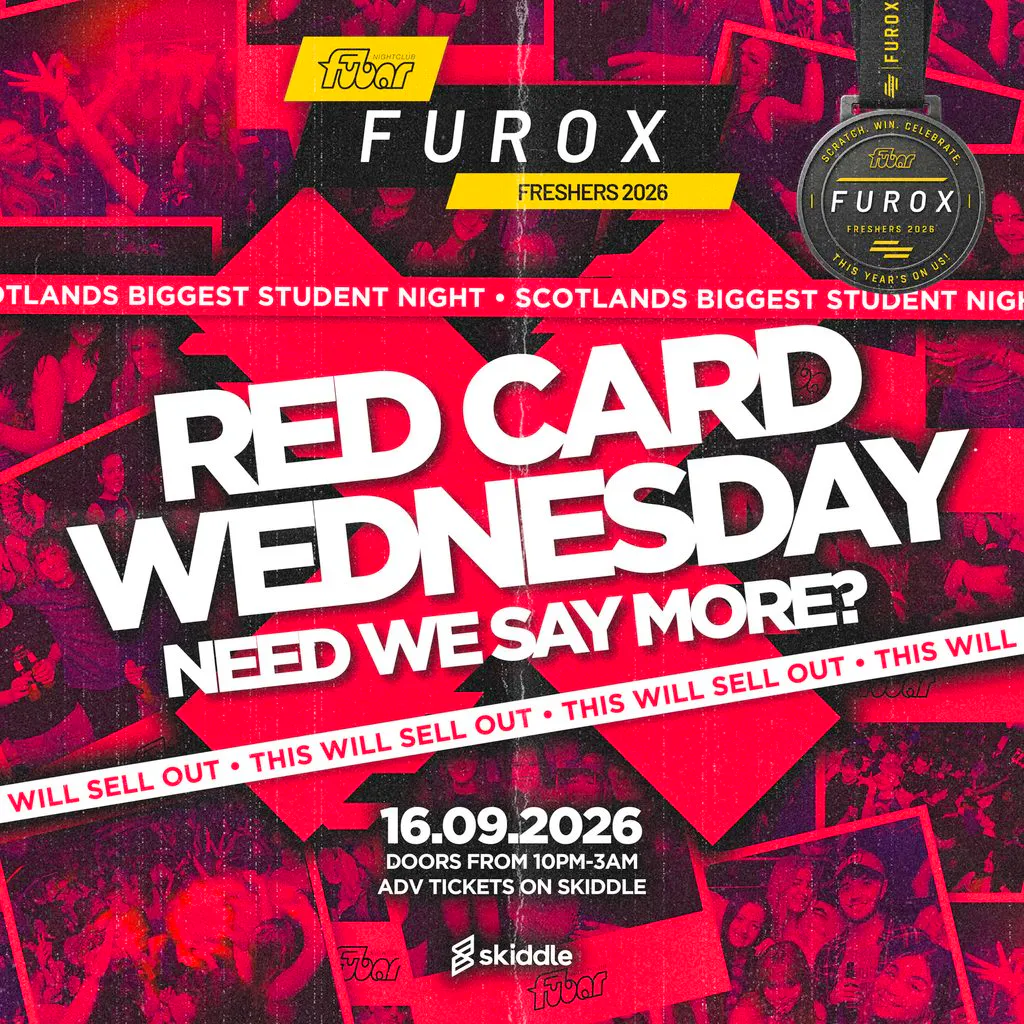 FRESHERS 2026 | Red Card Wednesday at Fubar