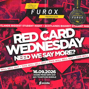 FRESHERS 2026 | Red Card Wednesday