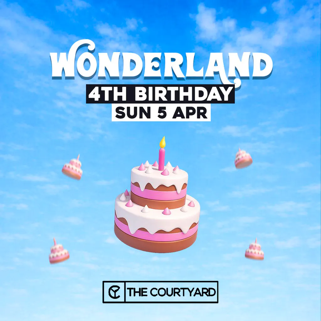 Wonderland 4th Birthday at Courtyard Baddow
