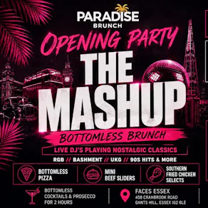 Paradise Brunch The Mash up Launch