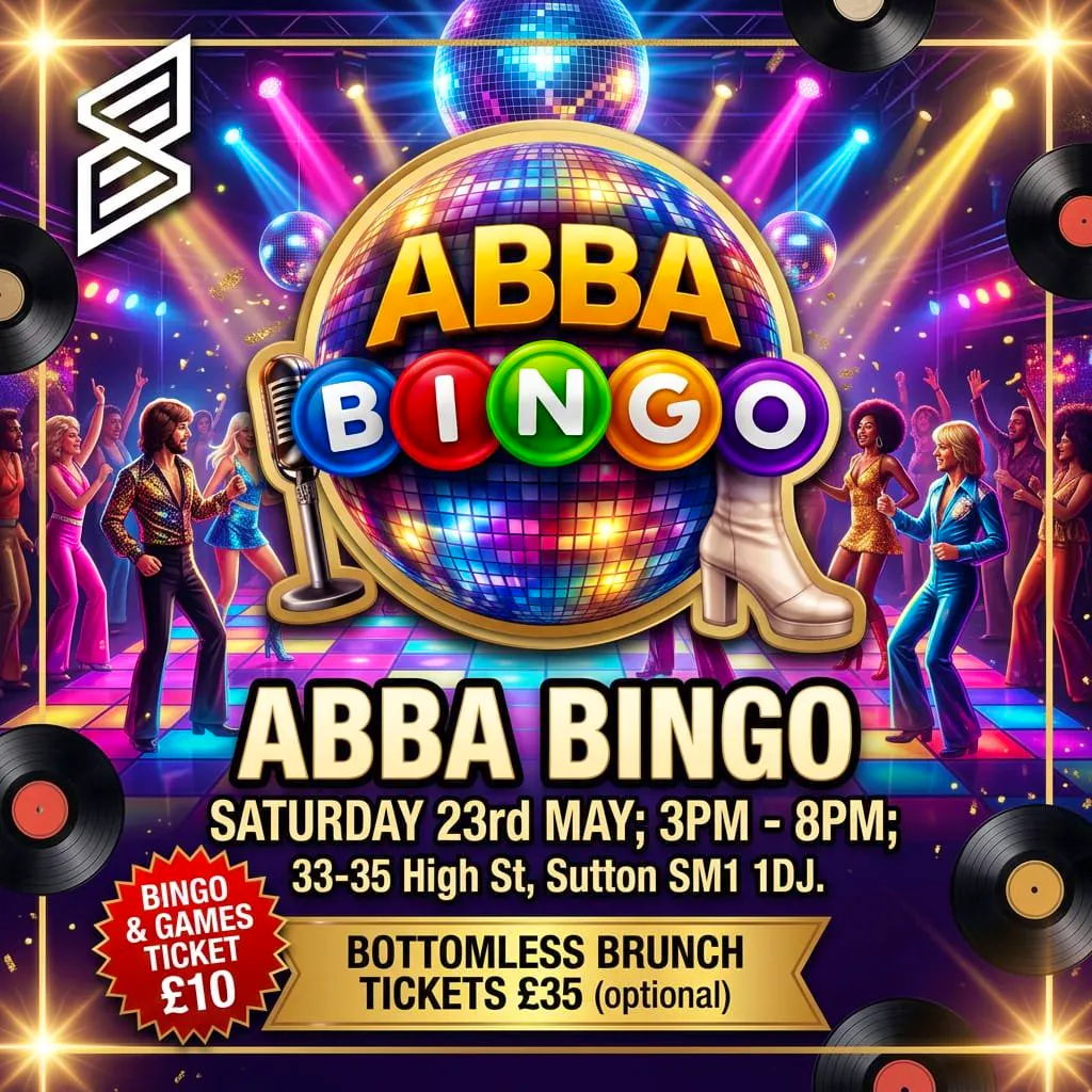 ABBA Bingo | Sutton SM1 1Dj at Ranger's Bar Lounge And Restaurant