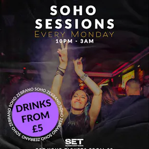 Soho Sessions @ Zebrano - Every Monday