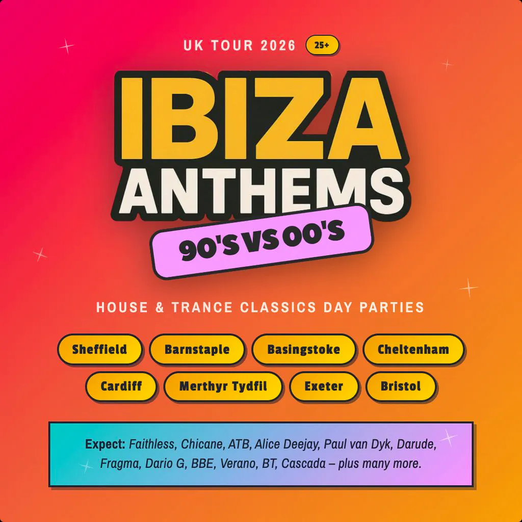 Ibiza Anthems - 90's vs 00's - Sheffield at Tank Nightclub
