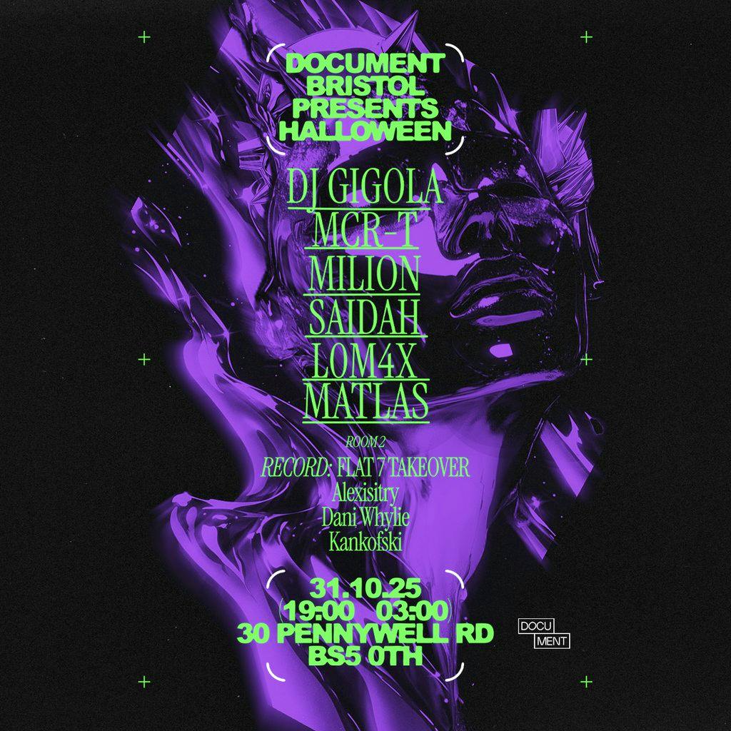 Document Presents: Halloween | DJ Gigola, MCR-T, Milion, Saidah