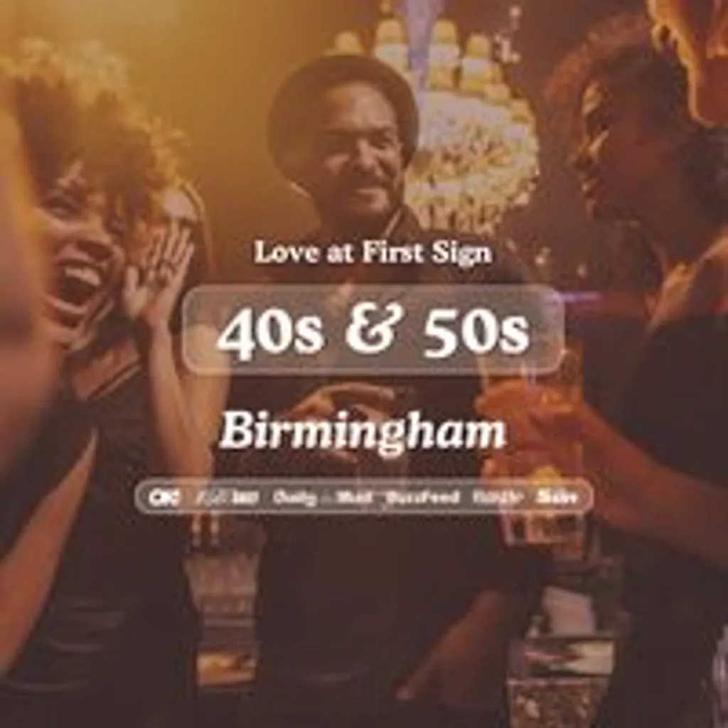 40s & 50s Singles Night at S&L Birmingham| Love at First Sign at The Slug And Lettuce, Brindley Place, Birmingham
