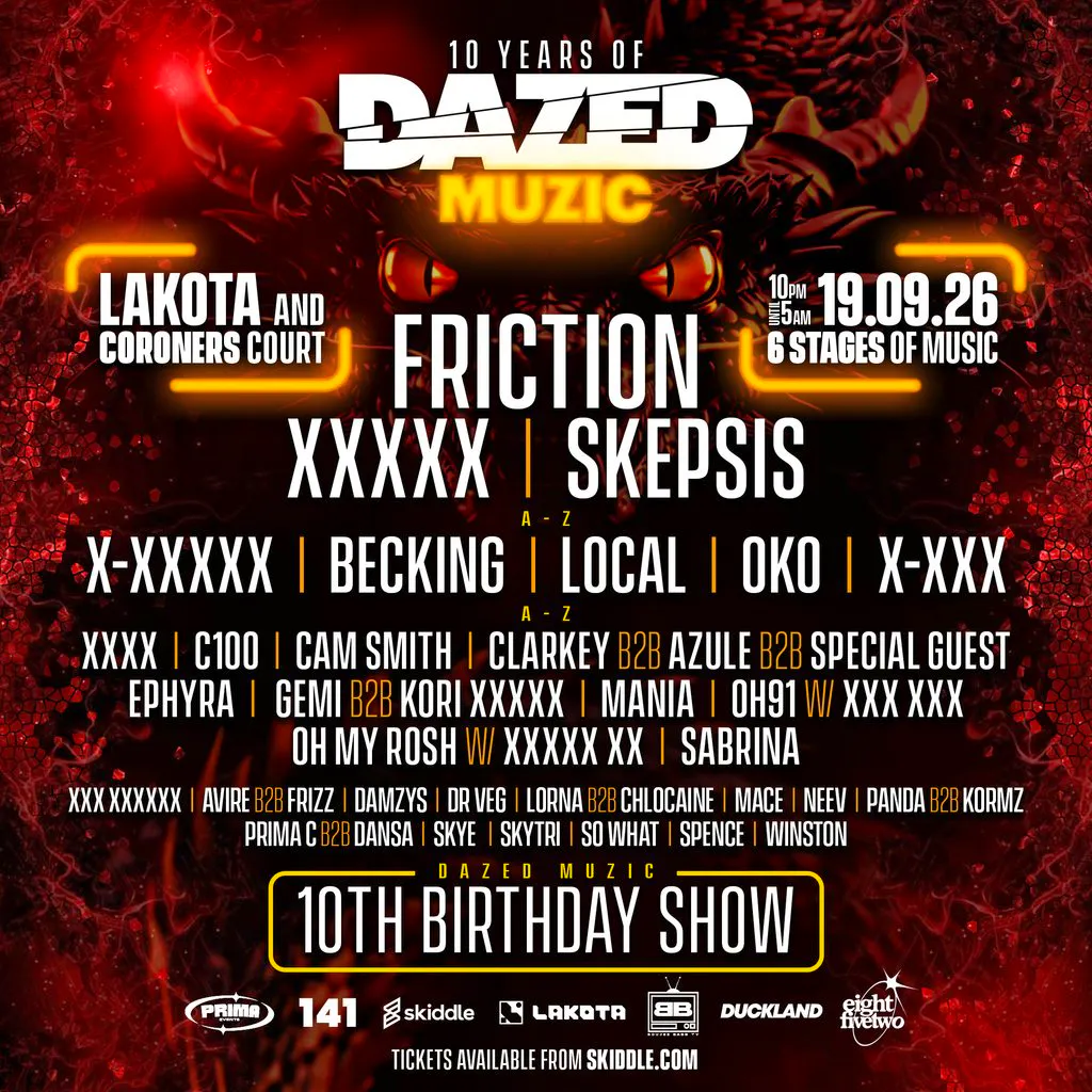 Dazed Muzic 10th Birthday ft Friction at Lakota