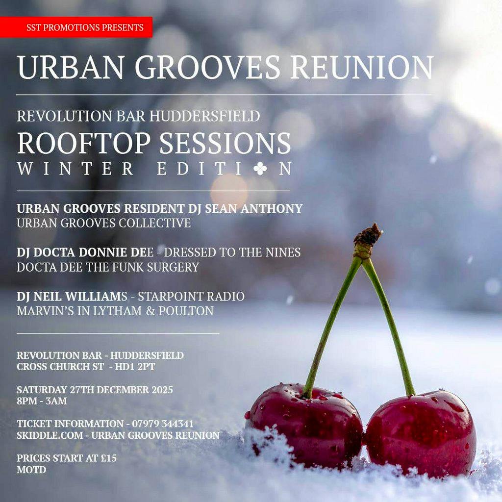 Urban Grooves Reunion - Rooftop Sessions Winter Edition at Revolution Huddersfield