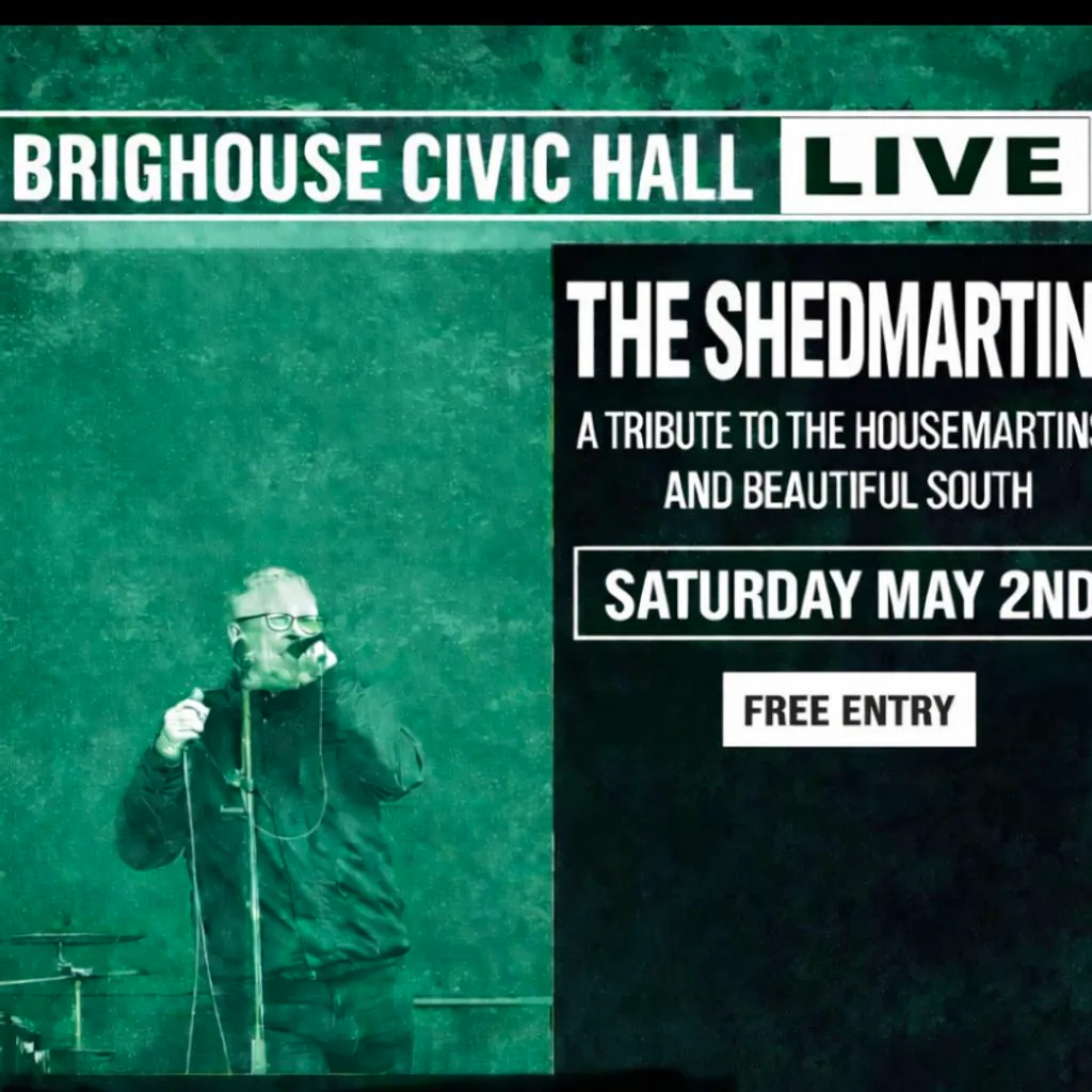 The Shedmartins at Brighouse Civic Hall LIVE