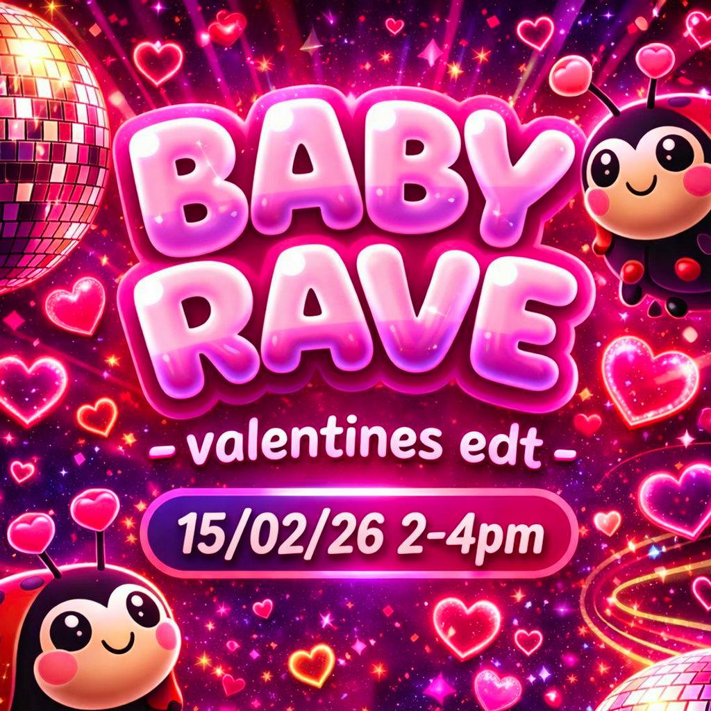 Baby Rave Valentines at The Loft Cleckheaton 