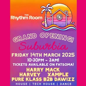 THE RHYTHM ROOM Grand Opening!