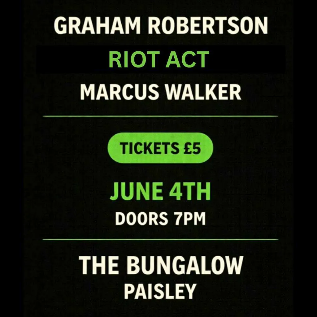 Graham Robertson, Riot Act and Marcus Walker at The Bungalow Bar
