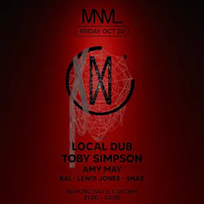 MNML Halloween w/ Local Dub, Toby Simpson, Amy May & More