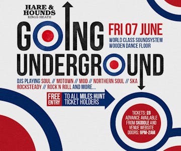 Going Underground - Motown, Mod, Northern Soul & More!