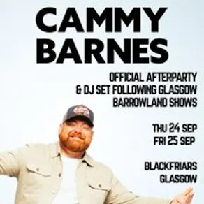 Cammy Barnes Official Aftershow Party & DJ Set