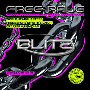 BLITZ - Techno/Hardgroove/Trance/Hard Dance - FREE RAVE