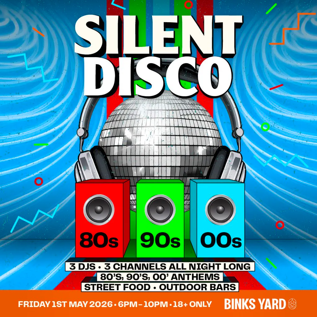 Silent Disco - 80s, 90s and 00s at Binks Yard