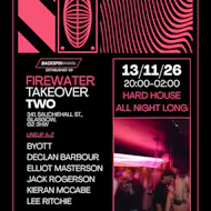 Backspin Events: Firewater Takeover II at Firewater