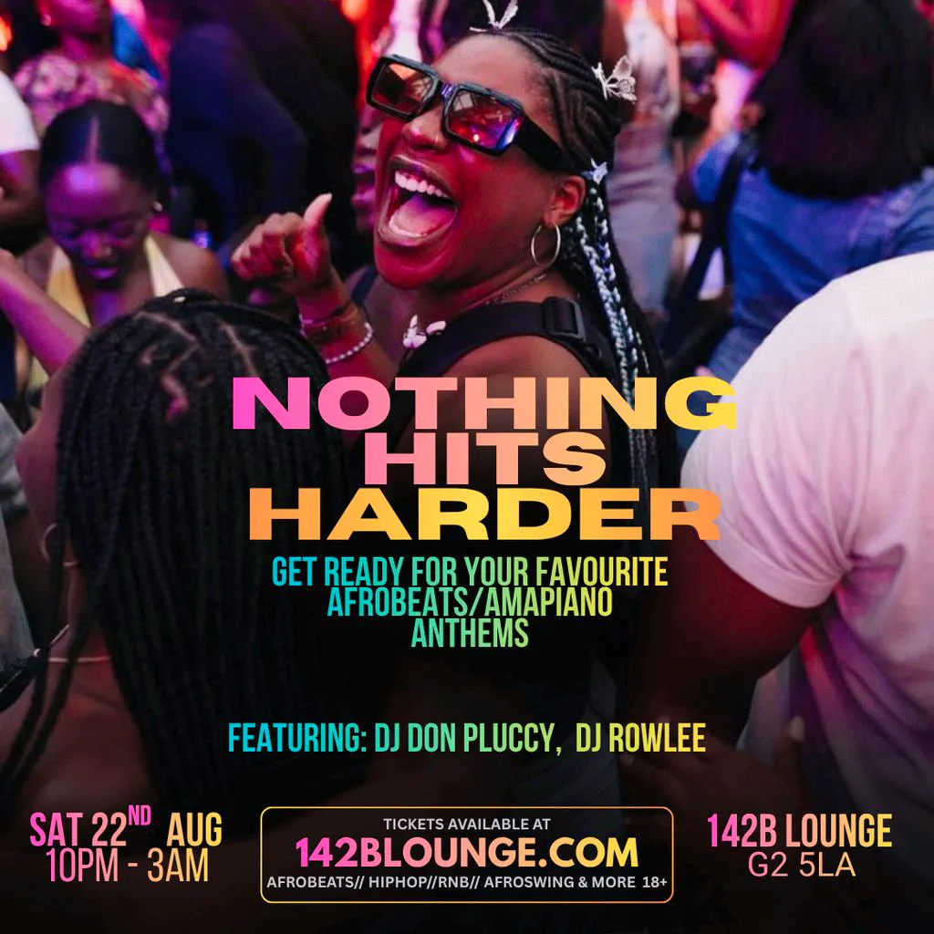 Nothing Hits Harder! at 142B Lounge Glasgow